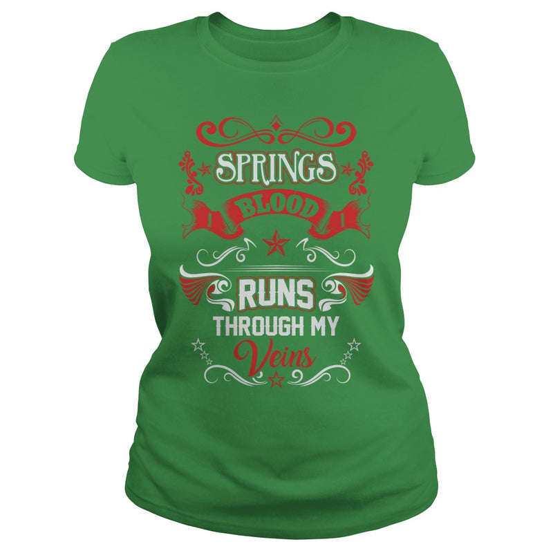 SPRINGS BLOOD RUNS THROUGH MY VEINS