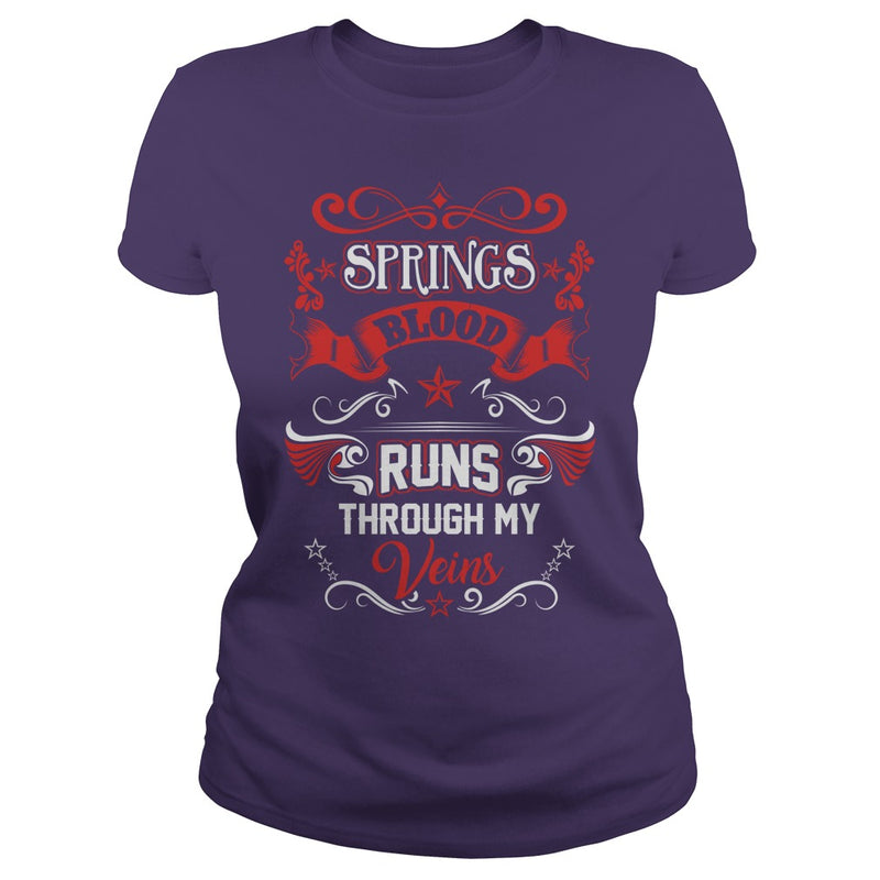 SPRINGS BLOOD RUNS THROUGH MY VEINS