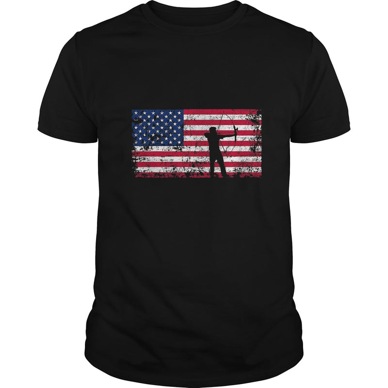 American Flag Archery T-shirt