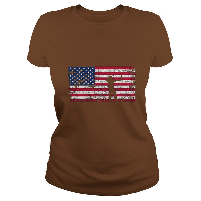 American Flag Archery T-shirt