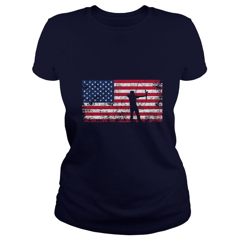 American Flag Archery T-shirt