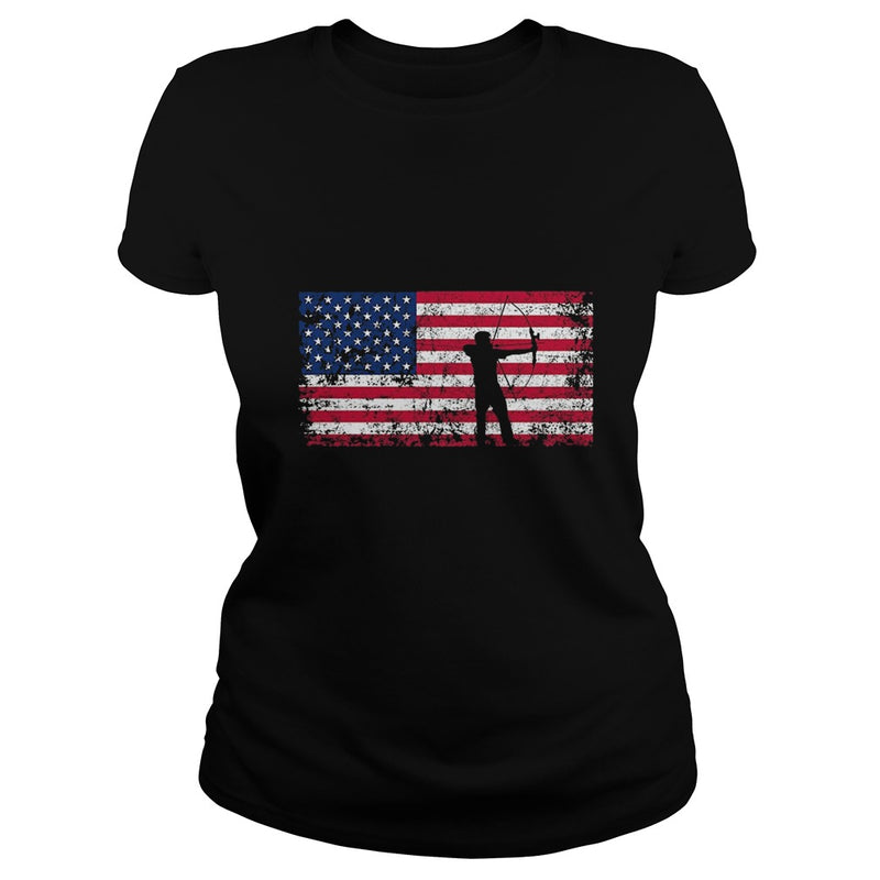 American Flag Archery T-shirt