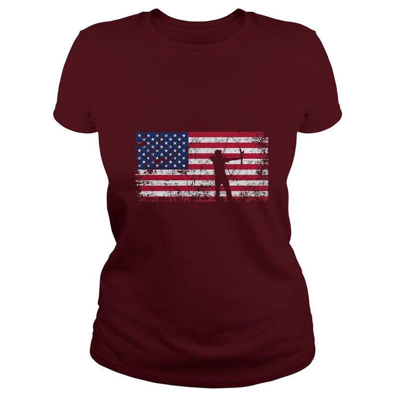 American Flag Archery T-shirt