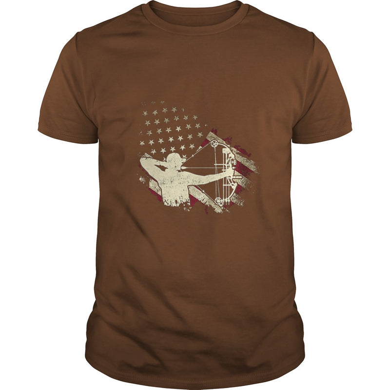 American Flag With Archery T-shirt