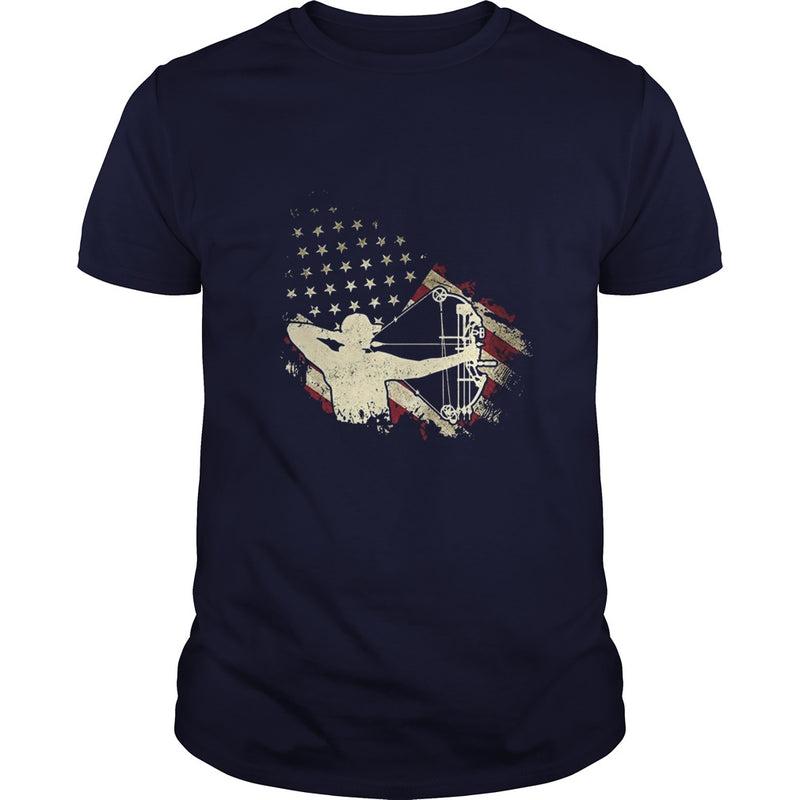 American Flag With Archery T-shirt