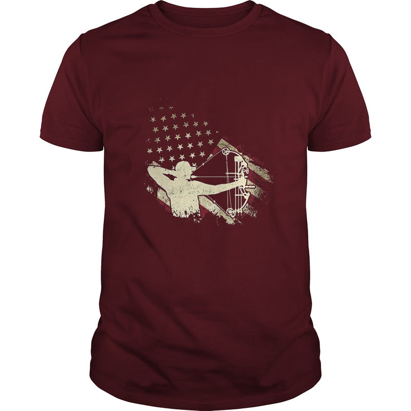 American Flag With Archery T-shirt