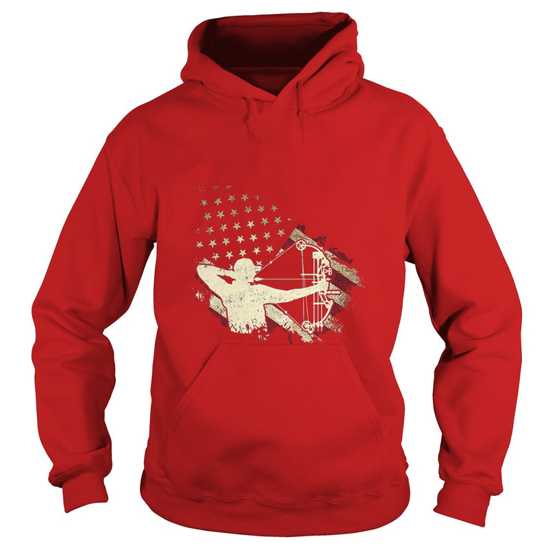 American Flag With Archery T-shirt