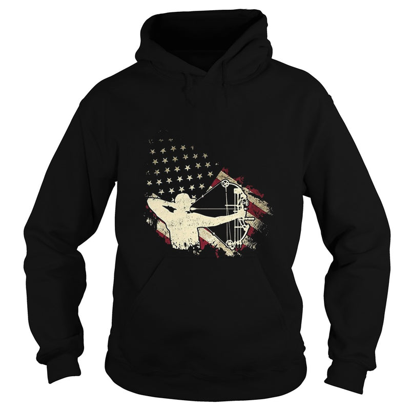 American Flag With Archery T-shirt