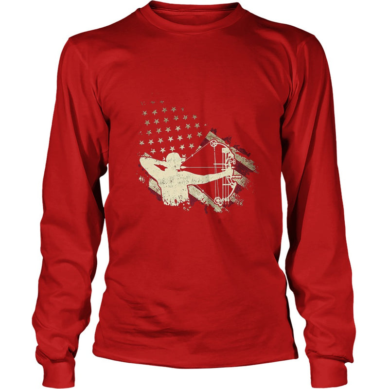 American Flag With Archery T-shirt