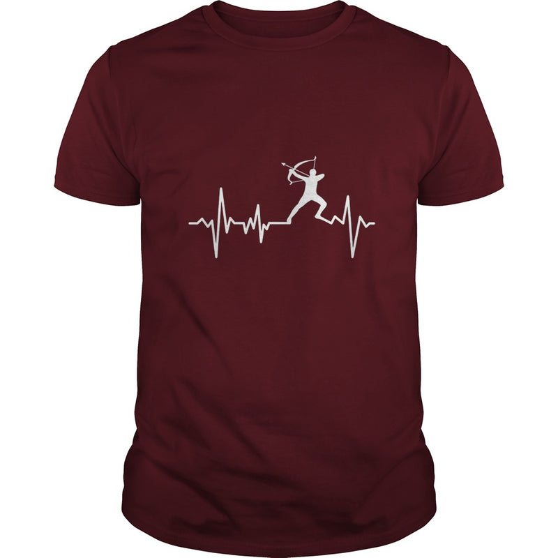 Archer HeartBeat-Archery Bow T-Shirt