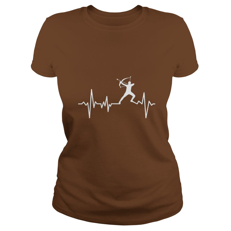 Archer HeartBeat-Archery Bow T-Shirt