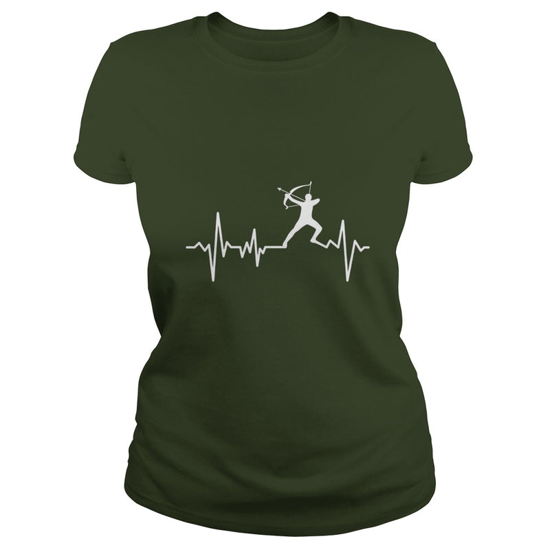 Archer HeartBeat-Archery Bow T-Shirt