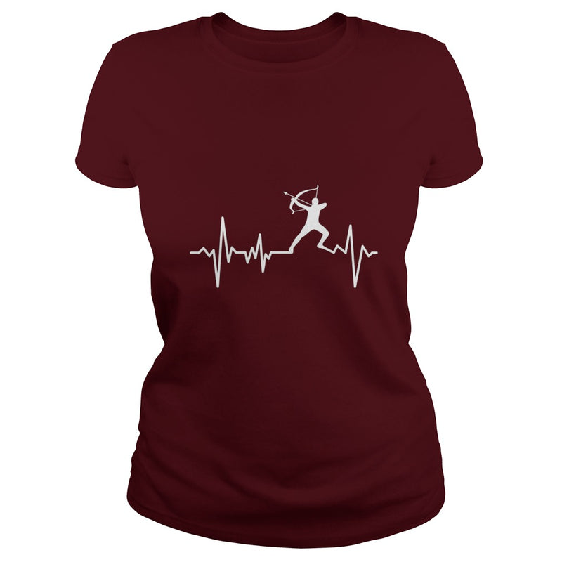 Archer HeartBeat-Archery Bow T-Shirt