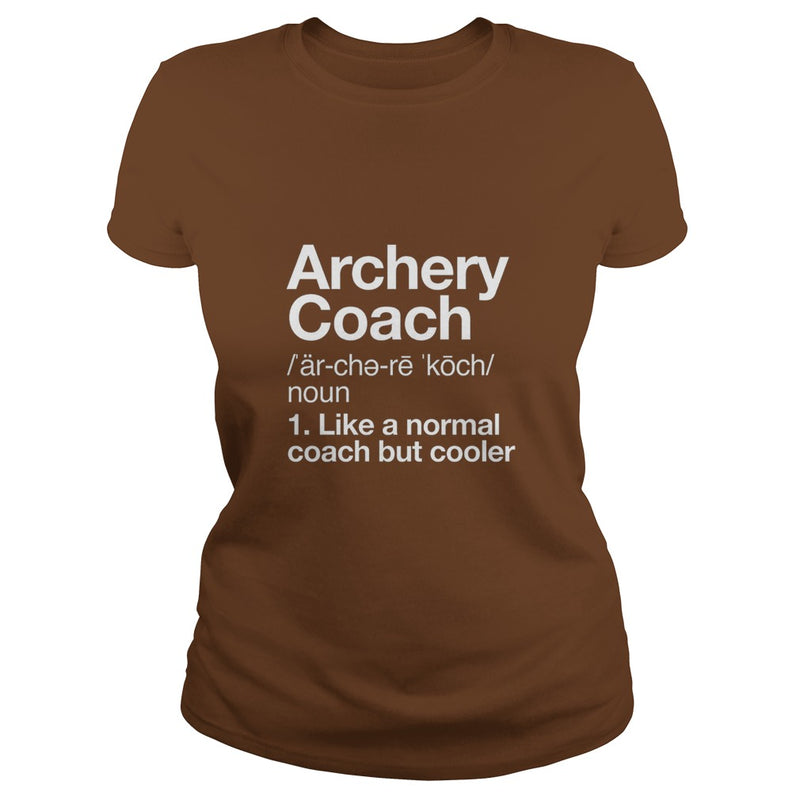 Archery Coach Funny Definition T-shirt