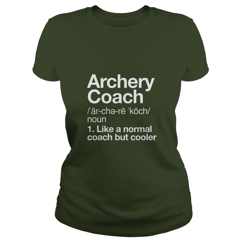 Archery Coach Funny Definition T-shirt