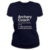 Archery Coach Funny Definition T-shirt