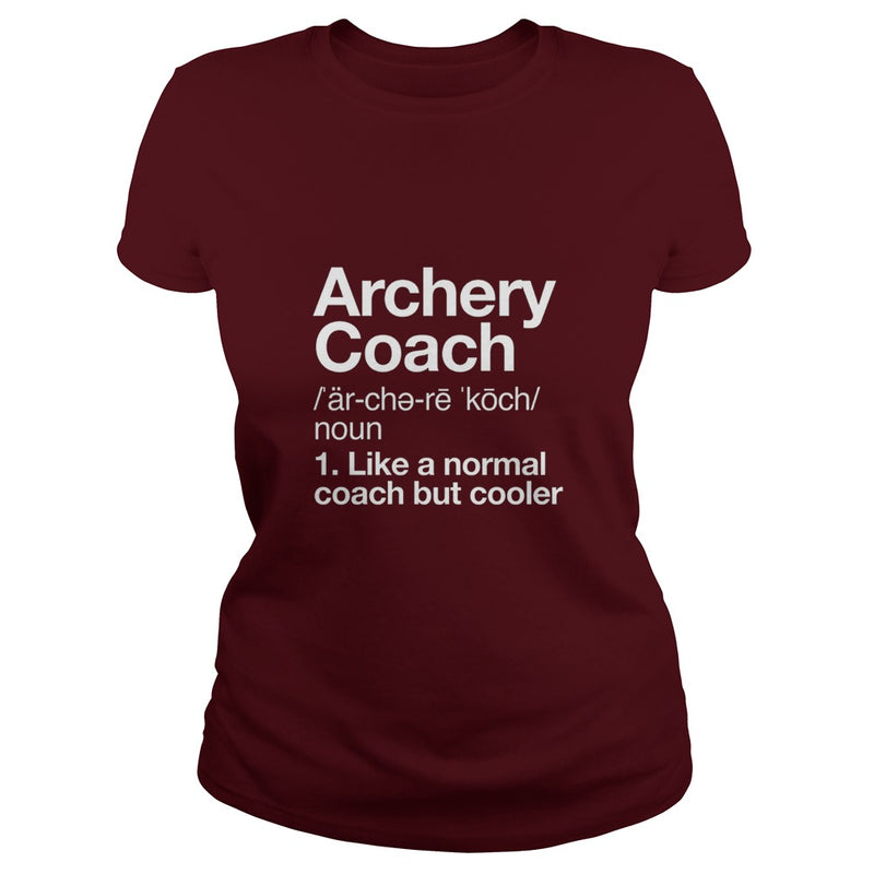 Archery Coach Funny Definition T-shirt