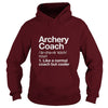 Archery Coach Funny Definition T-shirt
