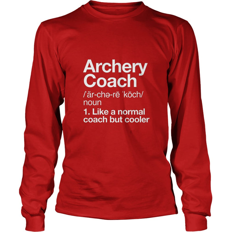 Archery Coach Funny Definition T-shirt
