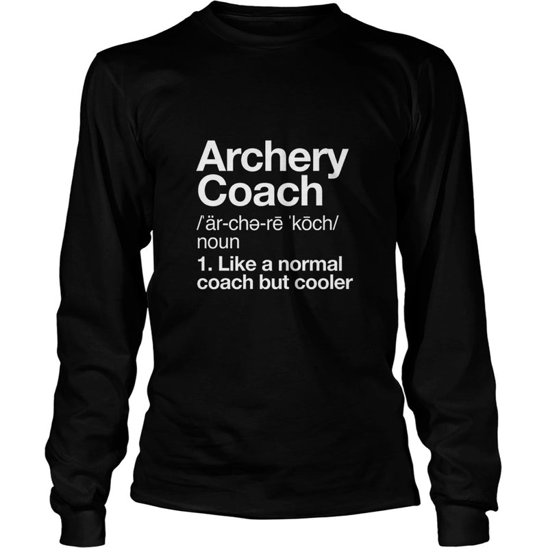 Archery Coach Funny Definition T-shirt