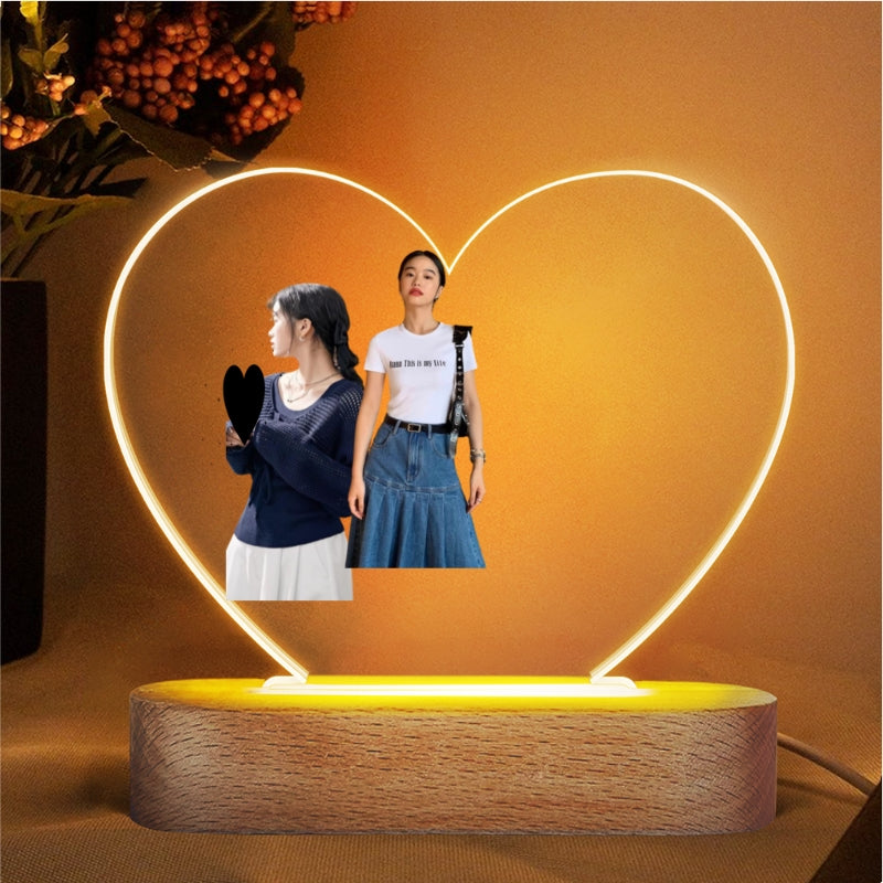 Heart Plaque LED Night Light