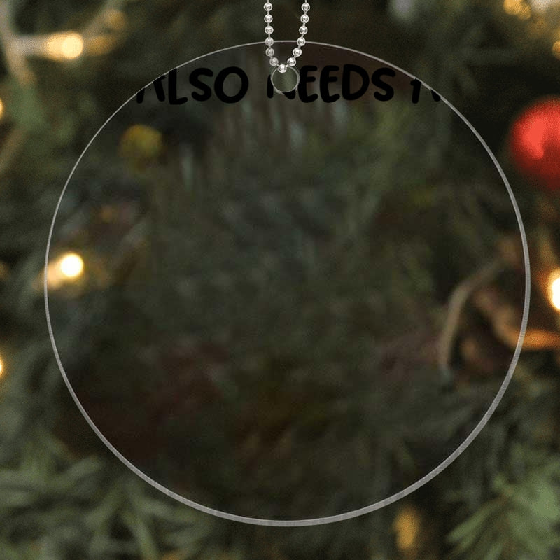Acrylic Ornament Custom Shape