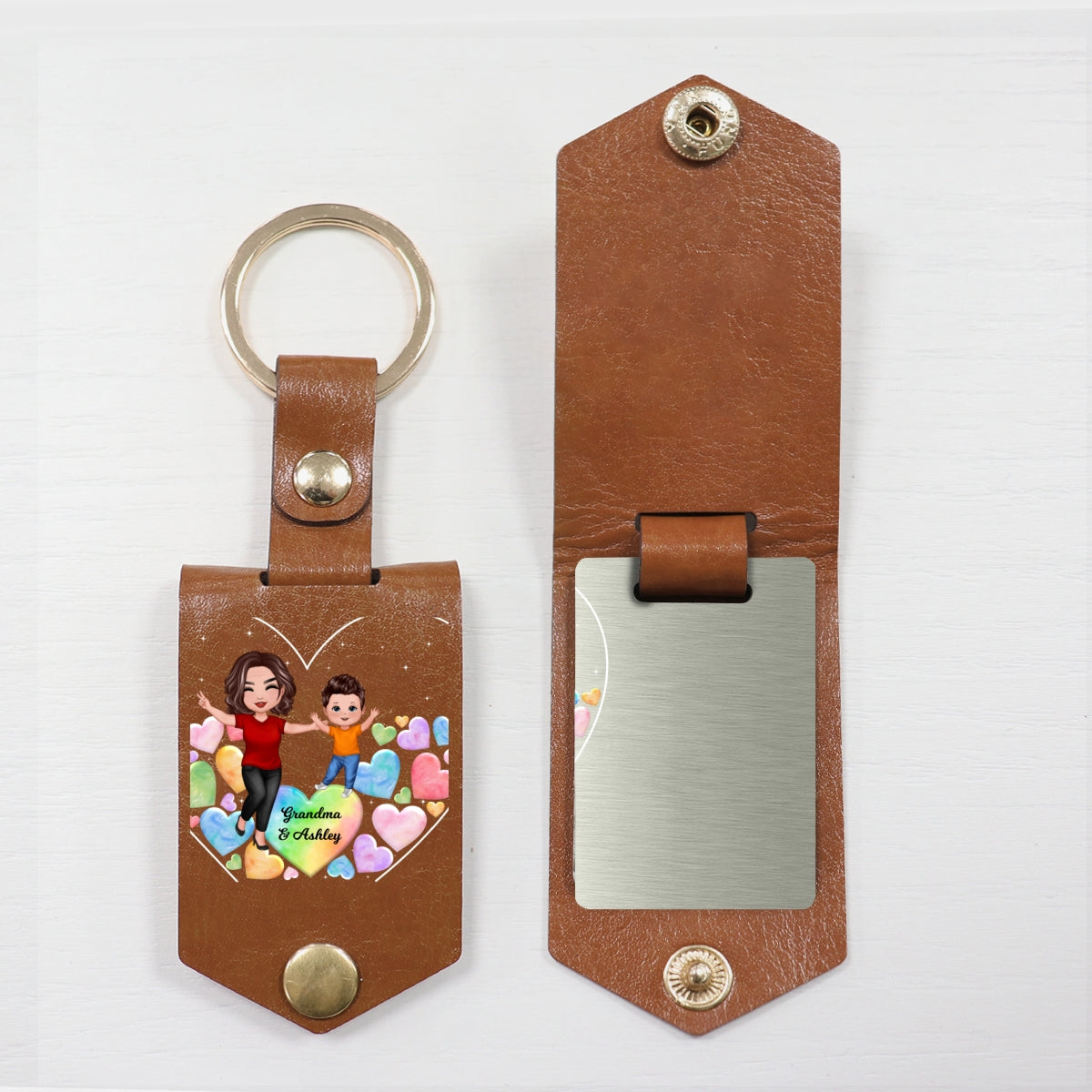Leather Keychain vanh
