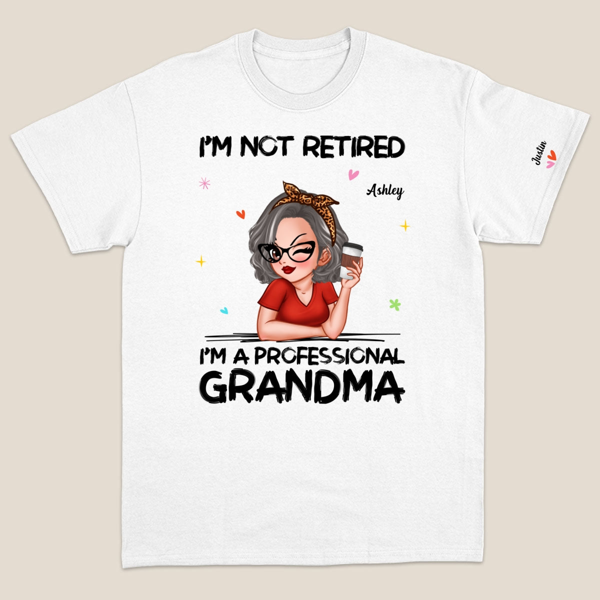 Sleeve Printed Sweatshirt