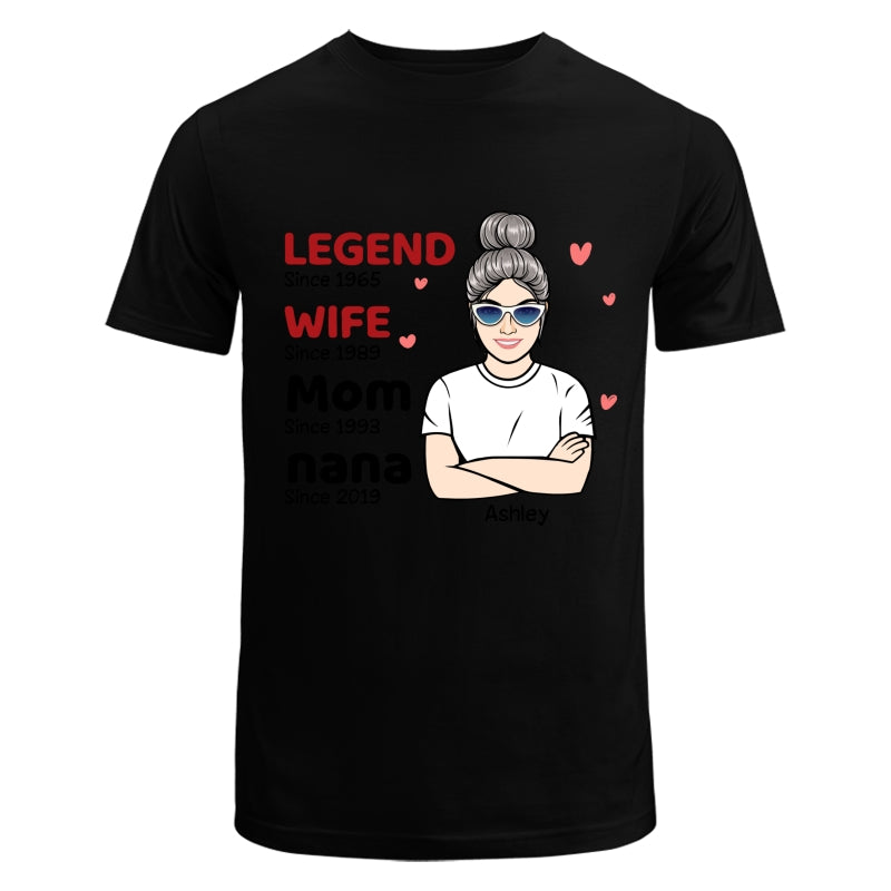 Legend Grandma Old Woman Personalized Shirt_Lan