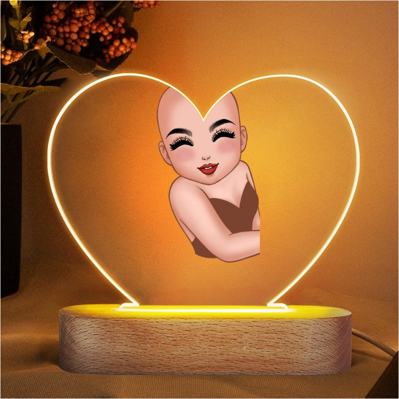 Heart Plaque LED Night Light