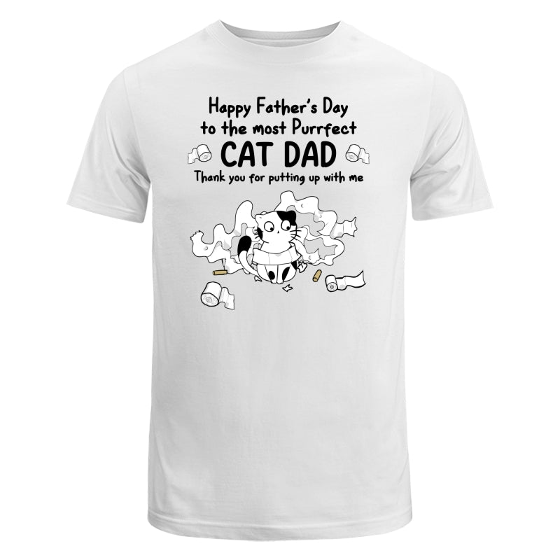 Happy Father‘s Day Toilet Paper Cats Personalized Shirt