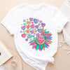 GiftyGifts Love You Sunflower Valentine T-Shirt