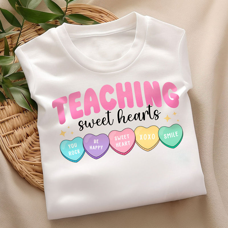 GiftyGifts Teaching Sweethearts Teacher Valentine T-Shirt