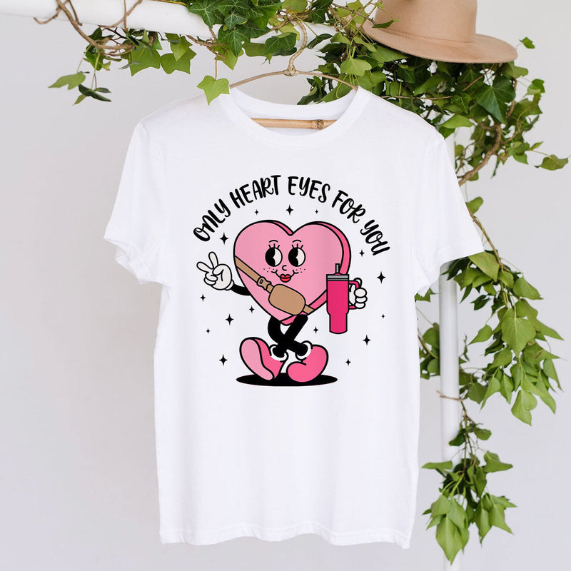 GiftyGifts Only Heart Eyes For You Valentine T-Shirt