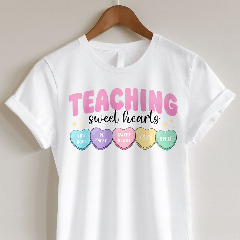 GiftyGifts Teaching Sweethearts Teacher Valentine T-Shirt