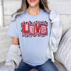 GiftyGifts LOVE Leopard Valentine T-Shirt