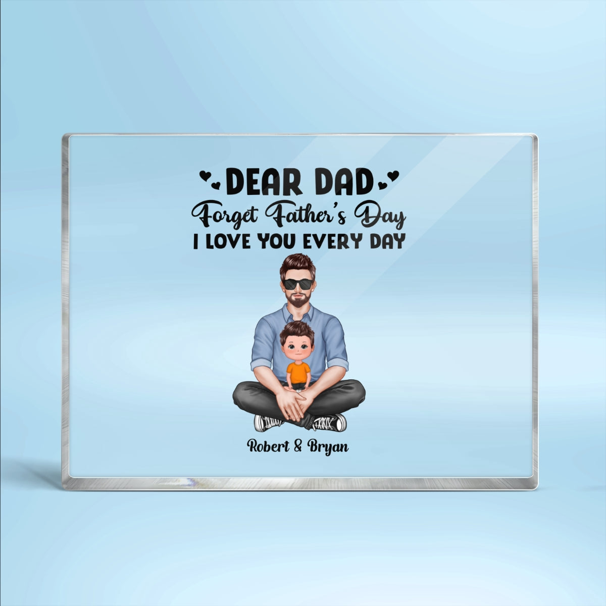 1 Rectangle Acrylic Block Plaque