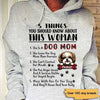 Hoodie 5 Things You Should Know Peeking Dog Personalized Hoodie Pullover Hoodie / S / Ash