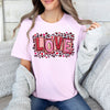 GiftyGifts LOVE Leopard Valentine T-Shirt