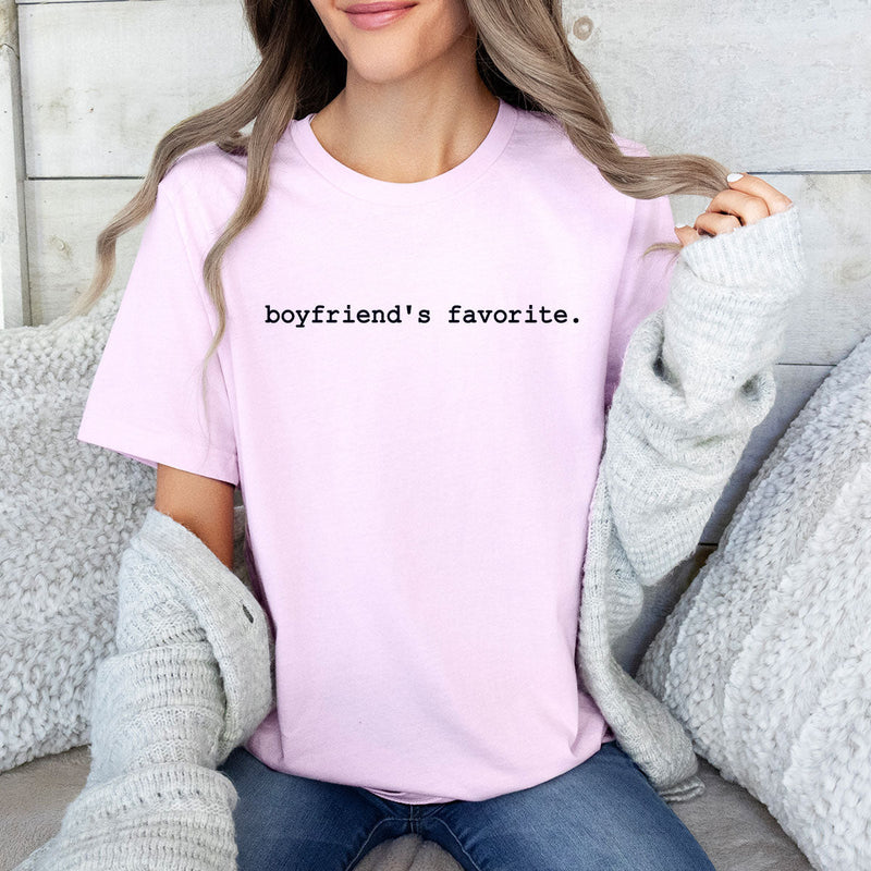 GiftyGifts Boyfriend's Favorite Valentine T-Shirt