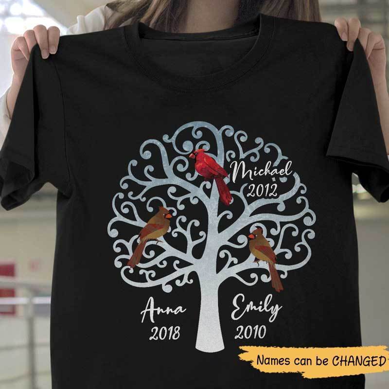 T-shirts 3 Cardinals Memorial Personalized Shirt Classic Tee / S / Black