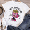 GiftyGifts Fries Before Guys Valentine T-Shirt