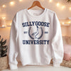 GiftyGifts Silly Goose University Funny Animals Meme Light Color Sweatshirt