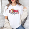 GiftyGifts I Love My Boyfriend Valentine T-Shirt