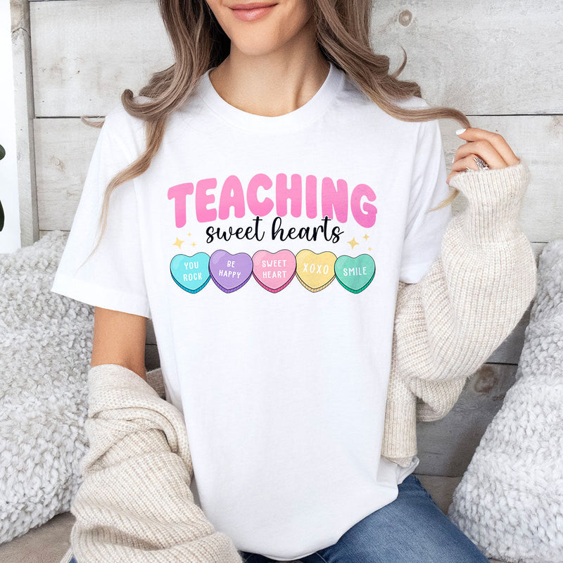 GiftyGifts Teaching Sweethearts Teacher Valentine T-Shirt